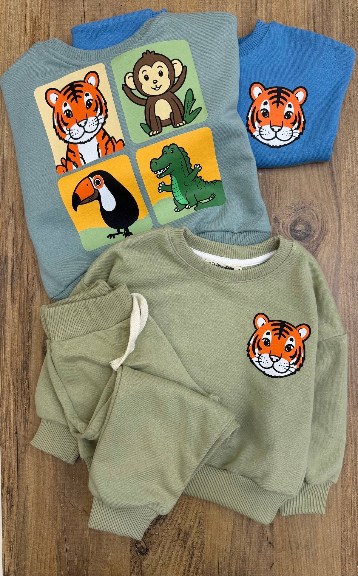 Animal print cotton set