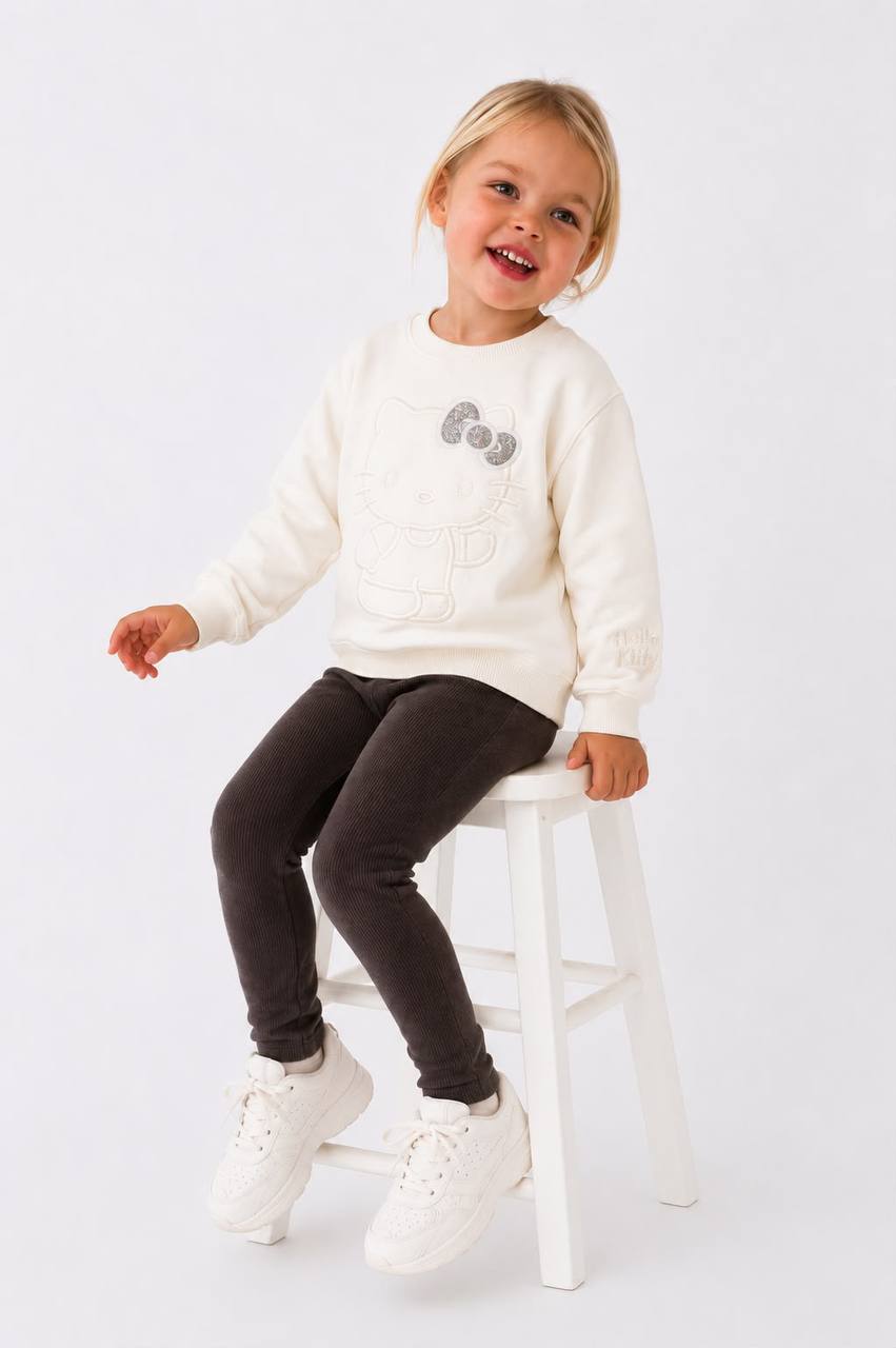 Girls Hello Kitty Sweatshirt & Leggings Set