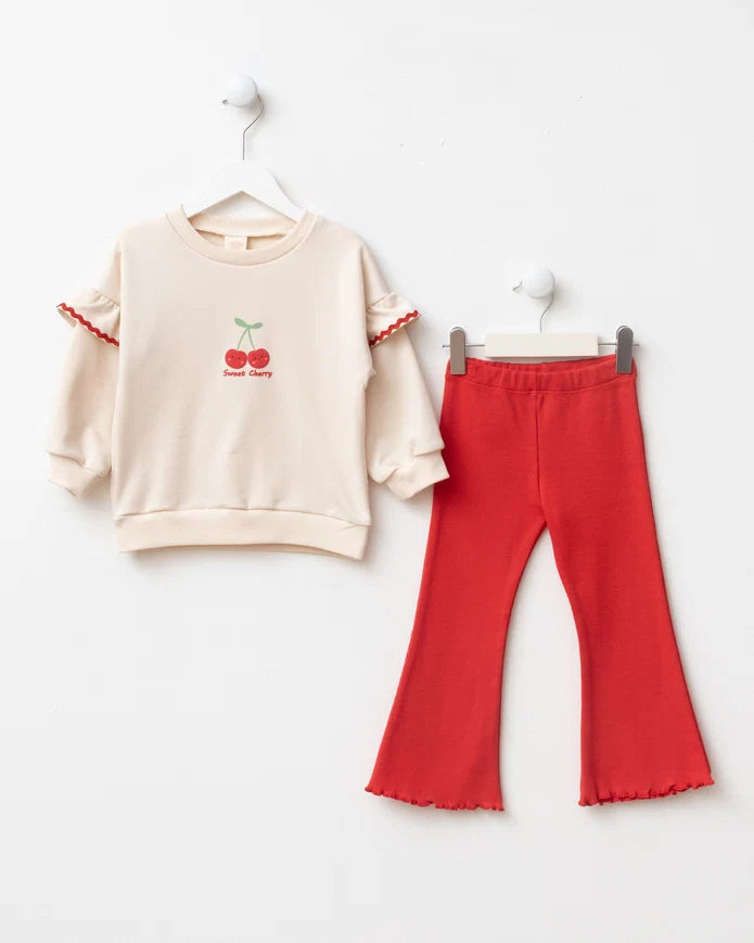 Sweet Cherry Sweatshirts & red pant