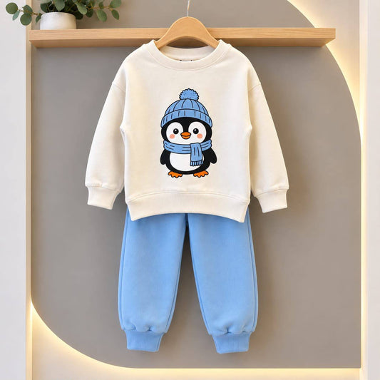 Penguin cotton set- blue