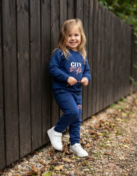 City style 2-piece fleece set