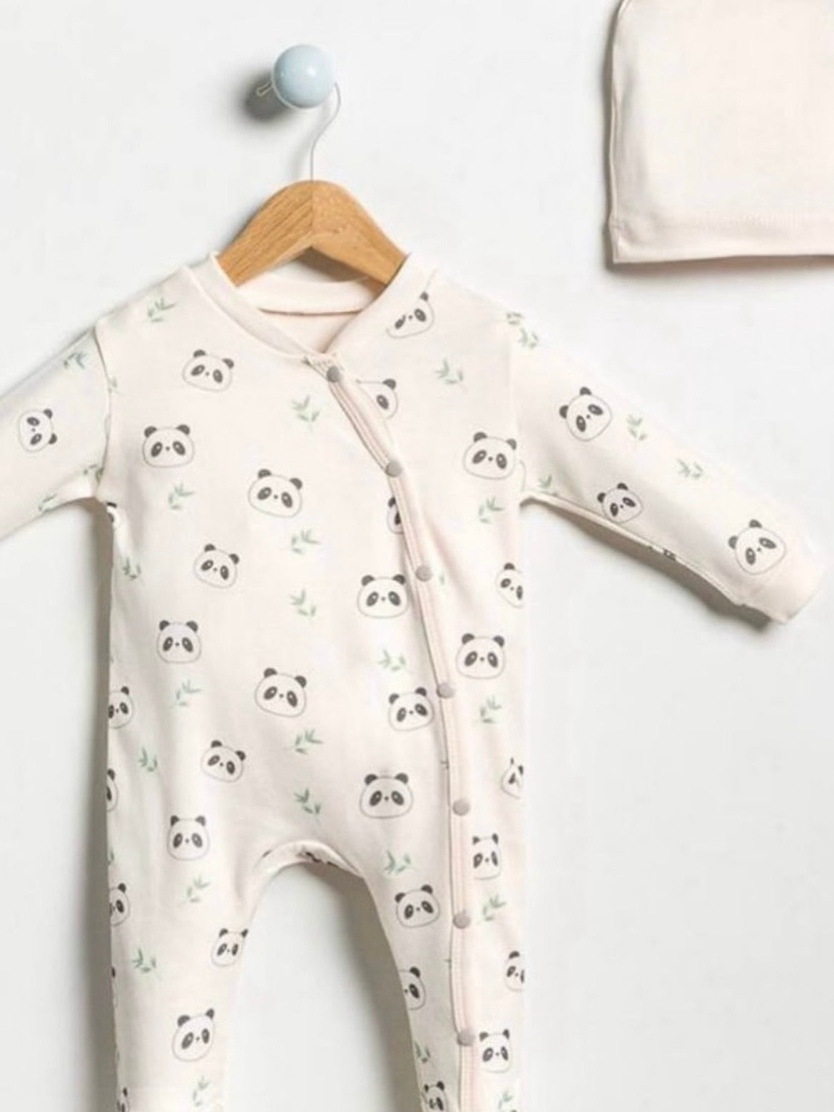 Panda print overall
