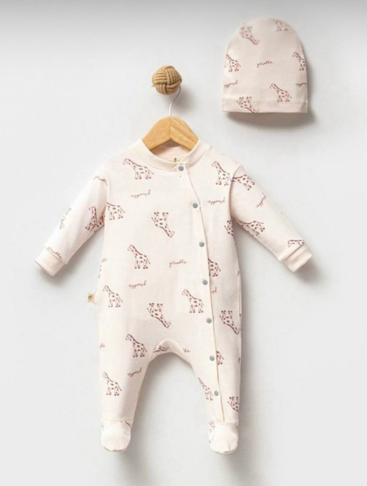 Giraffe print Overall