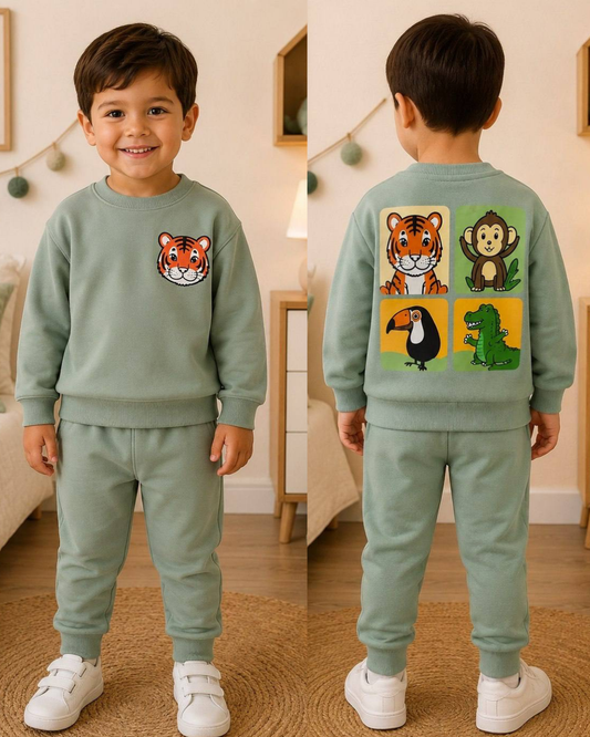 Animal print cotton set