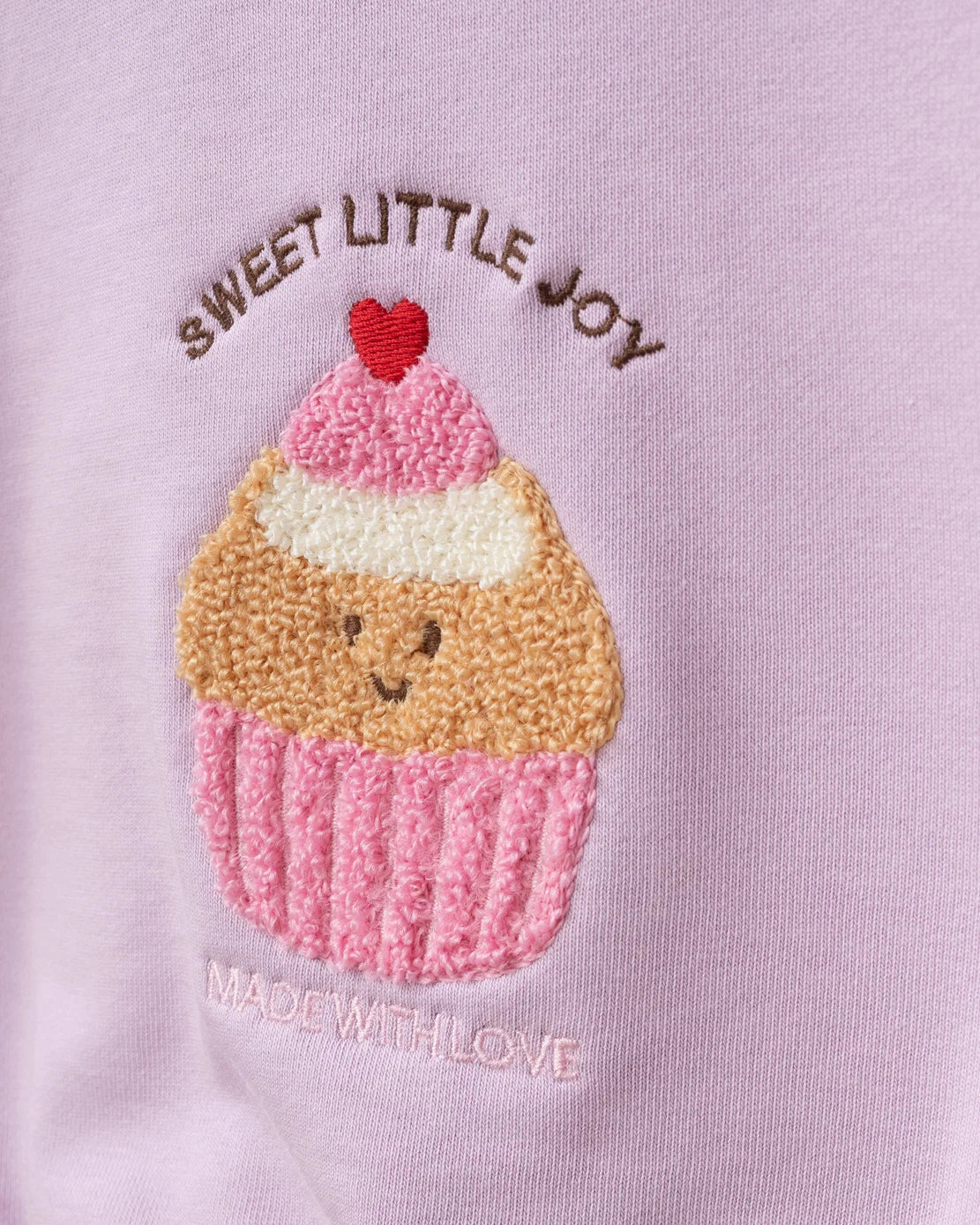 Girls Sweet Cupcake Sweatshirt & Leggings Set