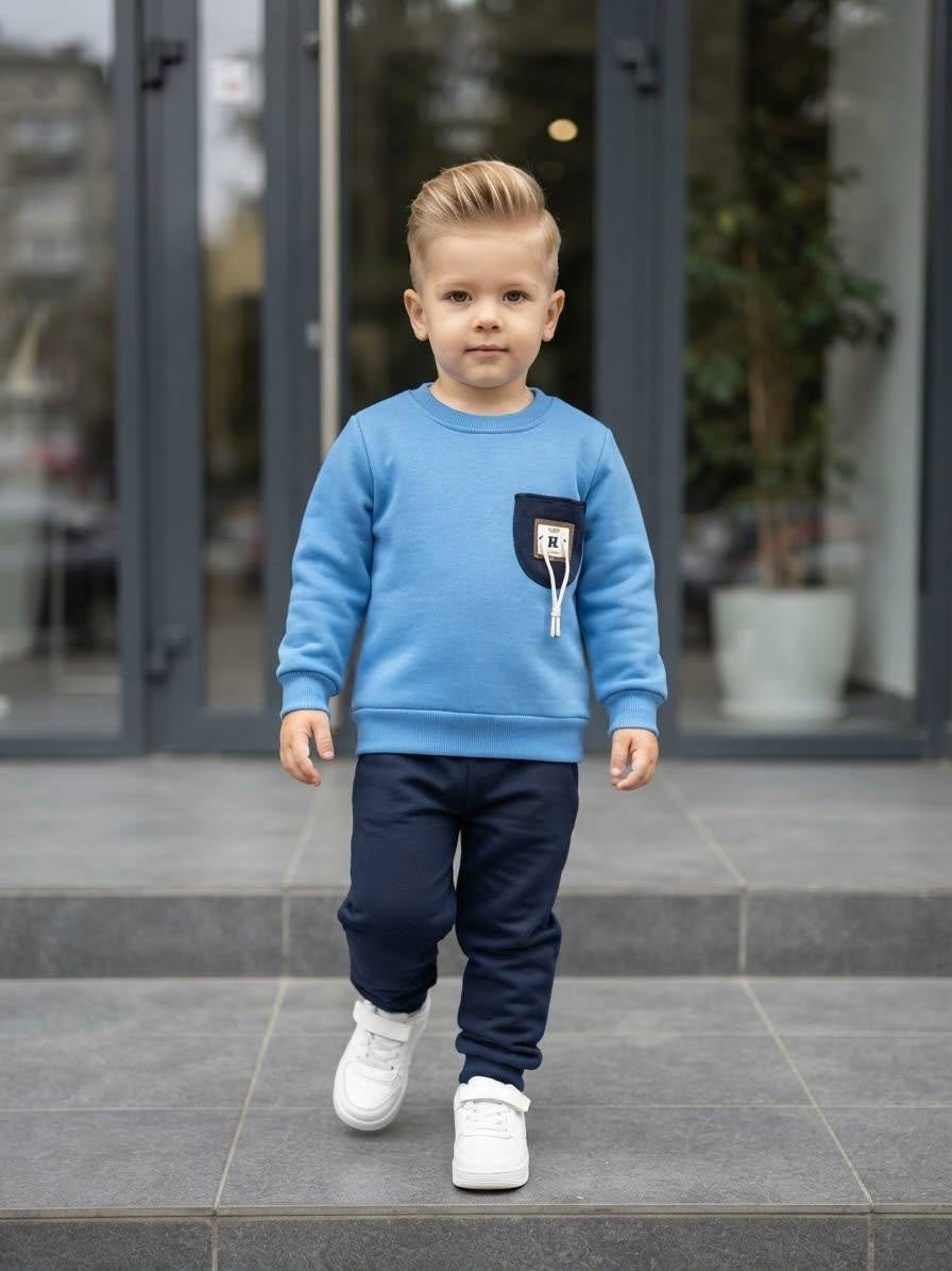 Fleece set - blue